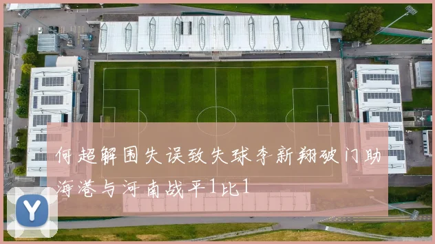 何超解围失误致失球李新翔破门助海港与河南战平1比1